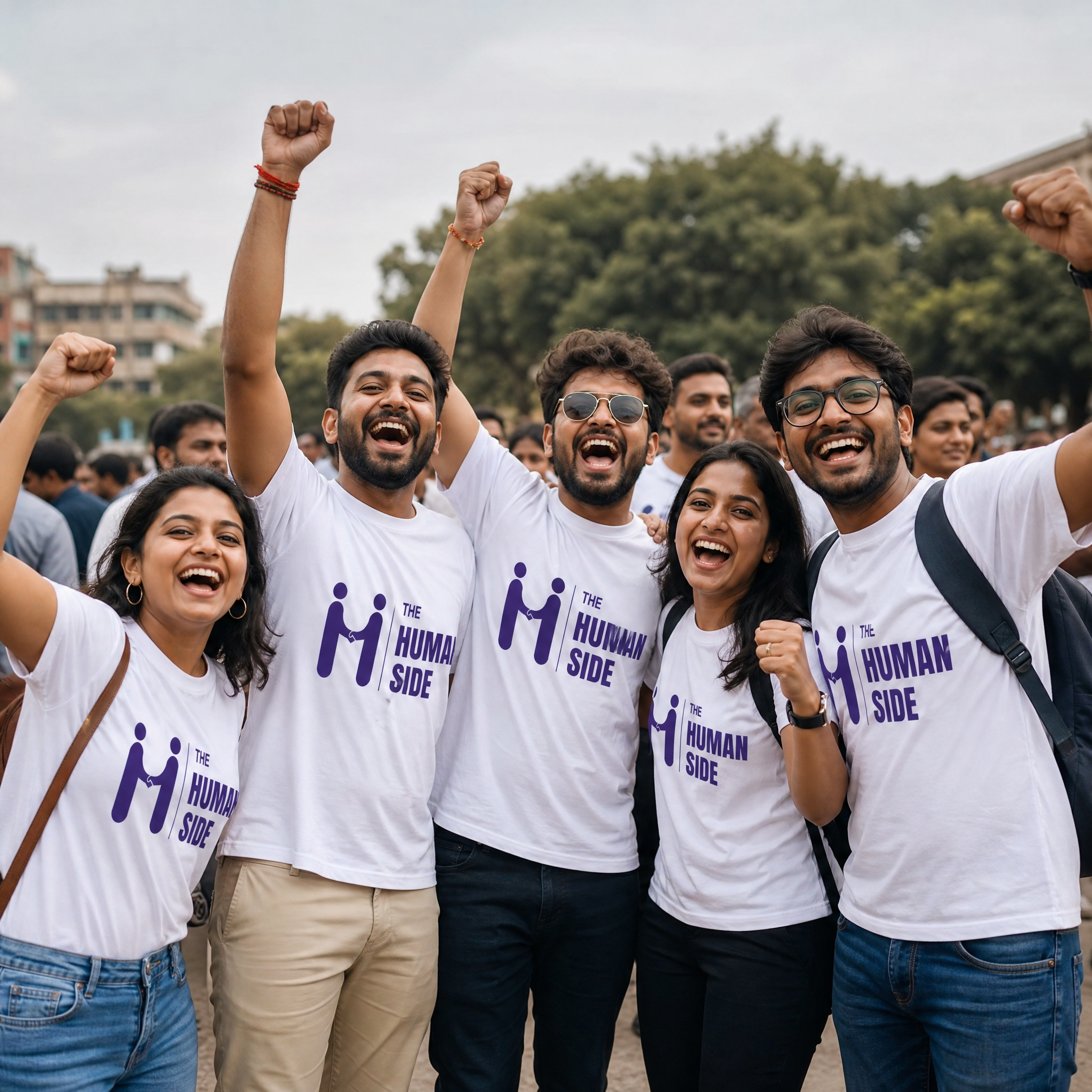 The Human Side — volunteers at a drive